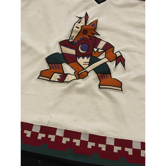 Vintage 90's Pro Player Phoenix Coyotes Kachina NHL Hockey Jersey Men's 2XL - Picture 5 of 11